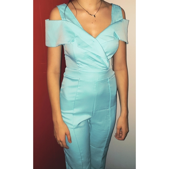 Aqua jumpsuit - Picture 5 of 6